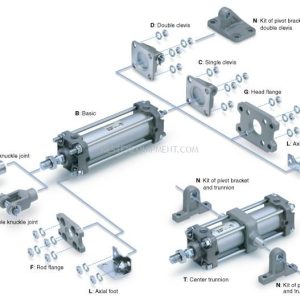Air cylinder SMC CA2 series